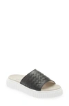 Gabor Platform Slide Sandal In Black