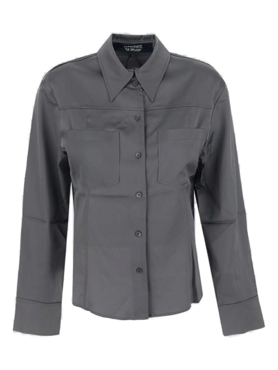 Jacquemus La Chemise Mentalo In Grey