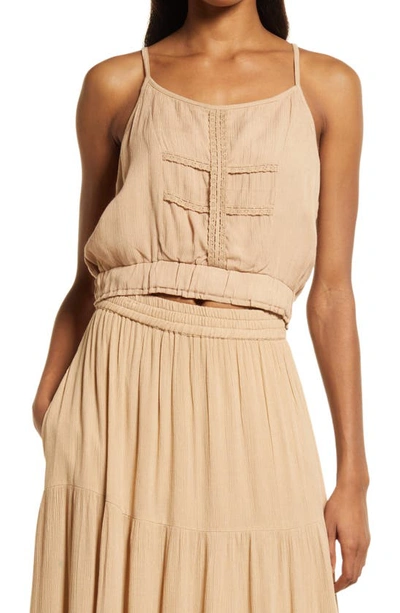 Area Stars Emily Camisole & Maxi Skirt In Tan