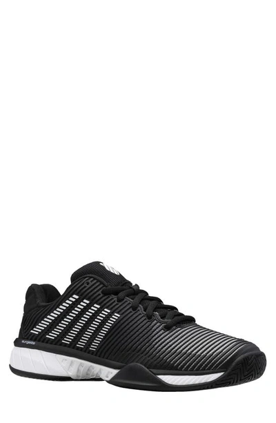 K-swiss Hypercourt Express 2 Tennis Shoe In Black/white/high Rise