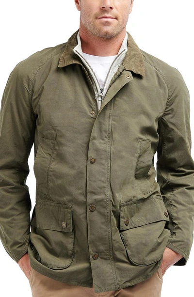 Barbour Ashby Casual Jacket In Olive