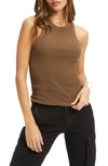 Good American '90s Thermal Racerback Tank In Fg01