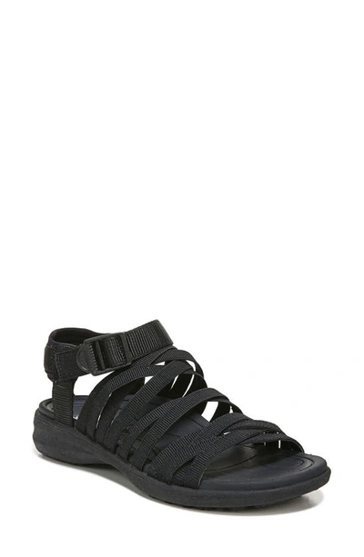 Dr. Scholl's Women's Tegua Strappy Sandals In Black Fabric