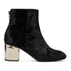 Rag & Bone Rag And Bone Black Velvet Drea Boots