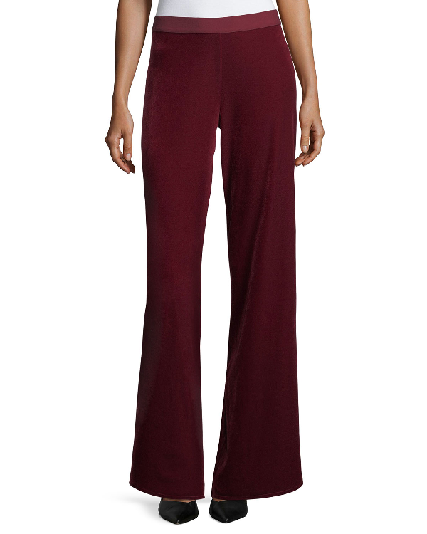 plus size velvet pants