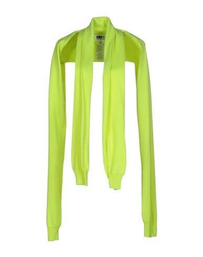 Mm6 Maison Margiela Shrugs In Acid Green