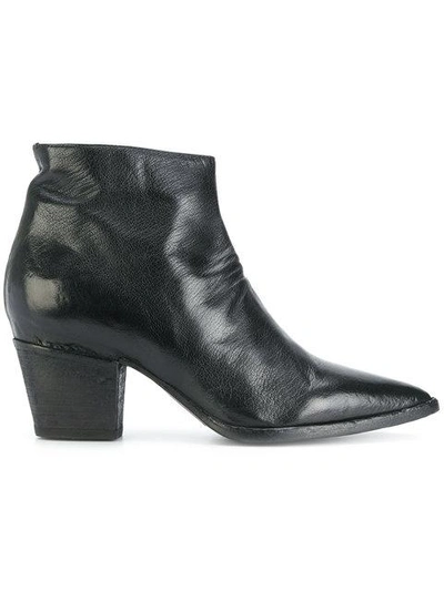 Officine Creative Side-zip Ankle Boots - Black