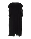 Mm6 Maison Margiela Short Dresses In Black