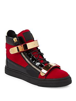 Giuseppe Zanotti High-top Sneakers In Red | ModeSens