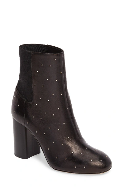 Rag & Bone Agnes Studded Leather Ankle Boots In Black