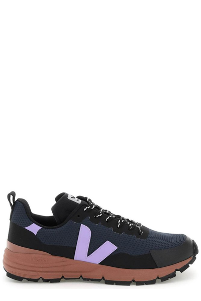Veja Dekkan Alveomesh Lace-up Sneakers In Blue,black,purple