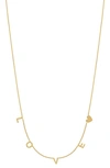 Bony Levy Personalized Charm Necklace In 14k Yellow Gold - 5 Charms