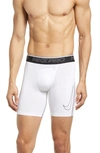 Nike Pro Performance Boxer Briefs In 100 White/black/black