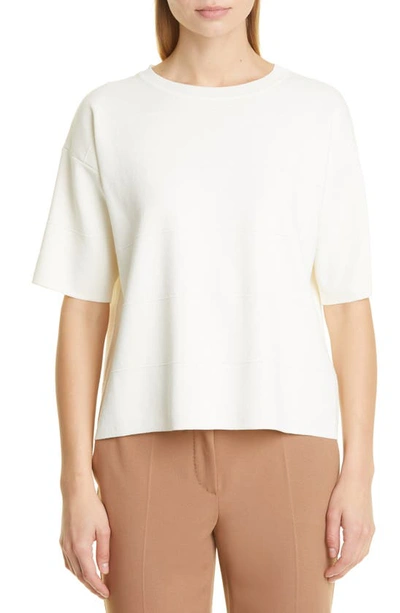 Max Mara Oversize Cotton T-shirt In Seta | ModeSens
