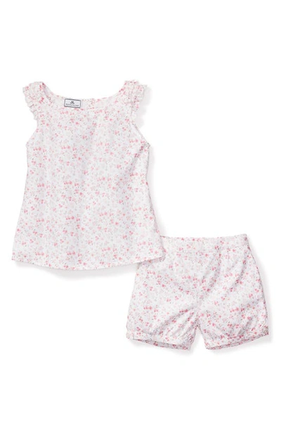 Petite Plume Kids' Baby's, Little Girl's & Girl's 2-piece Dorset Floral Amelie Top & Shorts Set In White