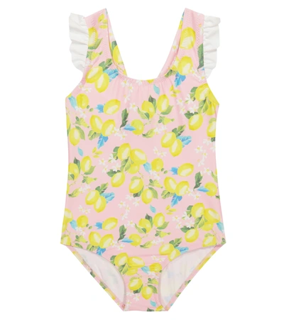 Melissa Odabash Kids' Baby Milly Printed Swimsuit In Lemons