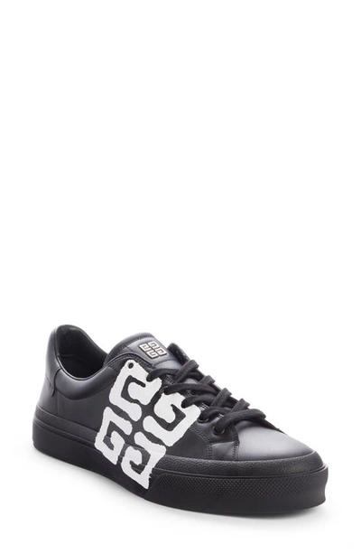 Givenchy Schuhe Sneaker Low City Sport Kalbsleder In Black