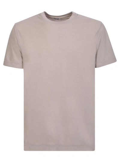 Zanone Icecotton Crewneck T-shirt In Grey