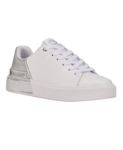 calvin klein women's blakee platform lace up sneakers