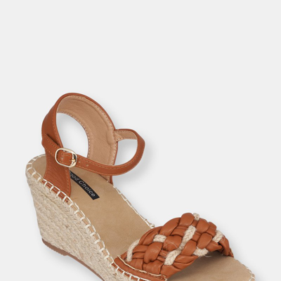 Gc Shoes Women's Cati Espadrille Wedge Sandals Women's Shoes In Brown