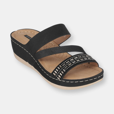 Gc Shoes Women's Tera Wedge Sandals In Black