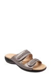 Trotters Women's Ruthie Woven Sandals Women's Shoes In Pewter Metallic