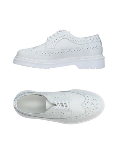 Dr. Martens' Lace-up Shoes In White