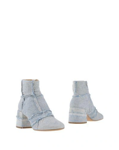 Mm6 Maison Margiela Ankle Boots In Blue
