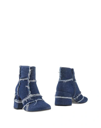 Mm6 Maison Margiela Ankle Boot In Blue