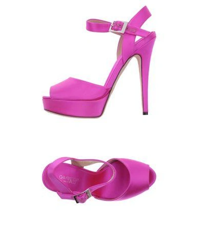 Giambattista Valli Sandals In Fuchsia