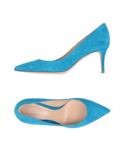 Gianvito Rossi Pump In Turquoise