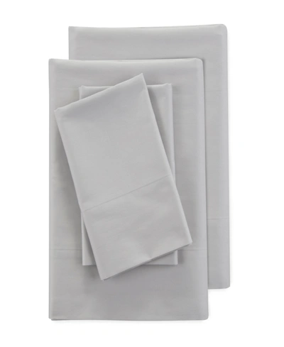Martex X  Anti-allergen 100% Cotton Sheet Set, California King Bedding In Gray Fog