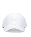 C.p. Company Logo-embroidered Cotton Baseball Cap In White