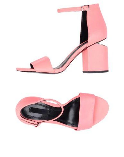 Alexander Wang Sandals In Coral