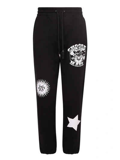 Ihs Graphic-print Jogger Pants In Black