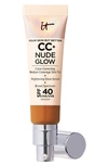 It Cosmetics Cc+ Nude Glow Lightweight Foundation + Glow Serum With Spf 40 And Niacinamide Rich 1.1 oz / 32 ml