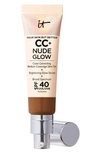 It Cosmetics Cc+ Nude Glow Lightweight Foundation + Glow Serum With Spf 40 And Niacinamide Neutral Rich 1.1 oz /