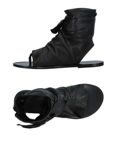 Isabel Marant Flip Flops In Black
