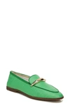 Franco Sarto Beck Loafers Women's Shoes In Green Fabric