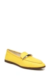 Franco Sarto Beck Loafers Women's Shoes In Yellow Fabric