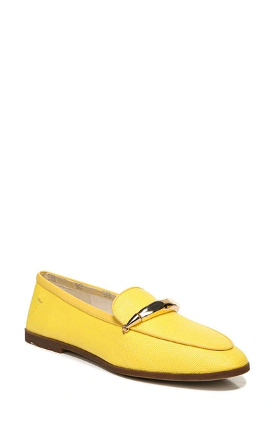 Franco Sarto Beck Loafers Women's Shoes In Yellow Fabric