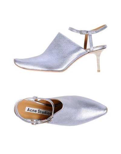 Acne Studios 穆勒鞋 In Silver