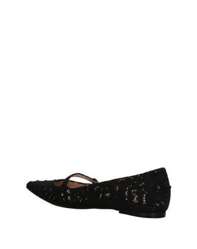 N°21 Ballet Flats In Black