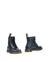 Dr. Martens' Ankle Boots In Dark Blue