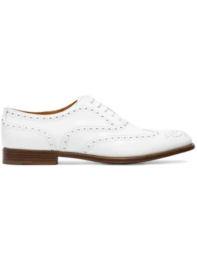 Church's Burwood Leather Brogues In White