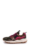 Flower Mountain Yamano 3 Sneaker In Military - Pink