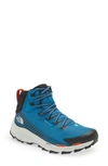The North Face Vectiv Fastpack Futurelight™ Waterproof Mid Hiking Boot In Banff Blue/ Black