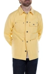 Schott Cotton Canvas Jacket In Yellow