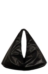Kassl Anchor Medium Oiled Canvas Top Handle Bag In Black