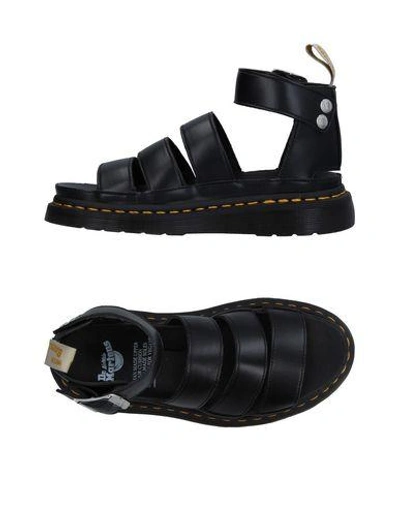 Dr. Martens Sandals In Black